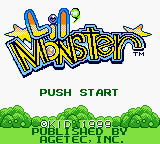 Lil Monster Title Screen